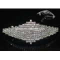 Barrette hermoso barato del cristal del brillo de Headwear de las muchachas de Hairgrip del Rhinestone